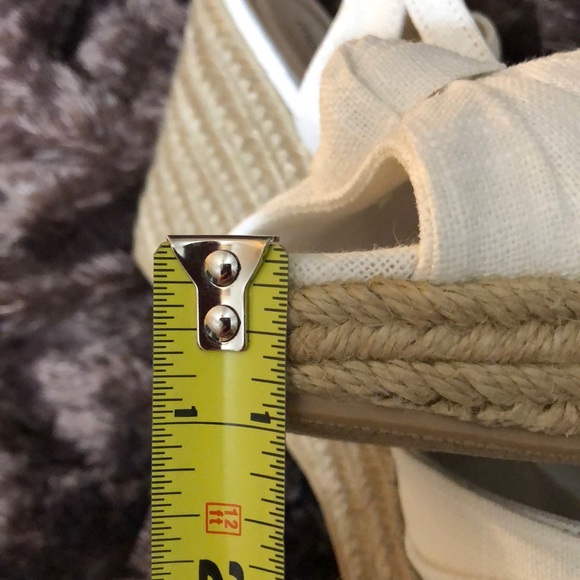 Cream Montego Bay Ankle Strap Wedges. - Picture 5 of 8